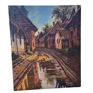 Venice of Normandy Oil painting 20x24